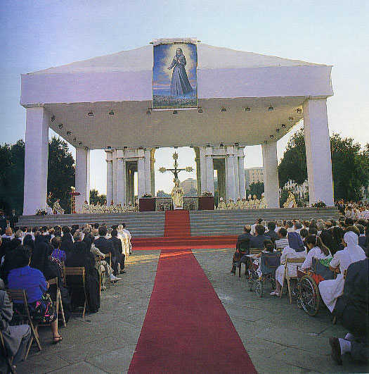 Foto scattata durante le celebrazioni di beatificazione